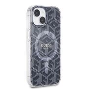Husa pentru  iPhone 15 cu MagSafe Guess - IML Series - negru