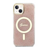 Husa pentru  iPhone 15 cu MagSafe Guess - IML Series - roz neo