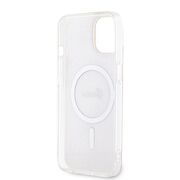 Husa pentru  iPhone 15 cu MagSafe Guess - IML Series - roz neo