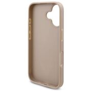 Husa pentru  iPhone 16 Guess - Hardcase 4G Series - alb