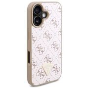 Husa pentru  iPhone 16 Guess - Hardcase 4G Series - alb