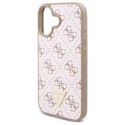 Husa pentru  iPhone 16 Guess - Hardcase 4G Series - alb
