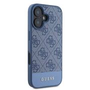 Husa pentru  iPhone 16 Guess - Hardcase 4G Series - albastru