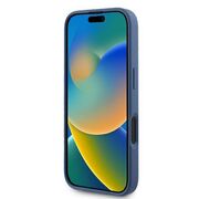 Husa pentru  iPhone 16 Guess - Hardcase 4G Series - albastru