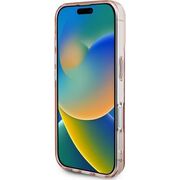 Husa pentru  iPhone 16 Guess - Hardcase IML Heart - transparent