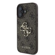 Husa pentru  iPhone 16 Plus Guess - Hardcase 4G Series - maro