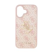 Husa pentru  iPhone 16 Plus Guess - Hardcase 4G Series - roz