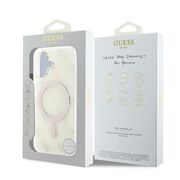 Husa pentru  iPhone 16 Plus cu MagSafe Guess - IML Series - alb arctic