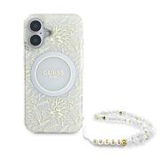 Husa pentru  iPhone 16 Plus cu MagSafe Guess - IML Series - alb