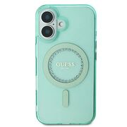 Husa pentru  iPhone 16 Plus cu MagSafe Guess - IML Series - verde