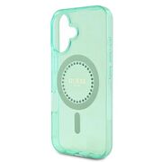 Husa pentru  iPhone 16 Plus cu MagSafe Guess - IML Series - verde
