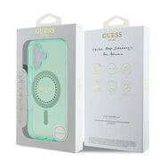 Husa pentru  iPhone 16 Plus cu MagSafe Guess - IML Series - verde