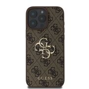 Husa pentru  iPhone 16 Pro Guess - Hardcase 4G Series - maro