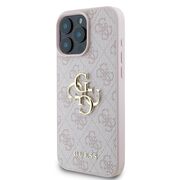 Husa pentru  iPhone 16 Pro Guess - Hardcase 4G Series - roz