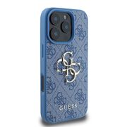 Husa pentru  iPhone 16 Pro Max Guess - Hardcase 4G Series - albastru