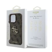 Husa pentru  iPhone 16 Pro Max Guess - Hardcase 4G Series - maro
