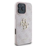 Husa pentru  iPhone 16 Pro Max Guess - Hardcase 4G Series - roz