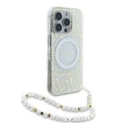 Husa pentru  iPhone 16 Pro Max cu MagSafe Guess - IML Series - alb