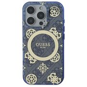 Husa pentru  iPhone 16 Pro cu MagSafe Guess - IML Series - albastru