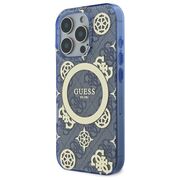 Husa pentru  iPhone 16 Pro cu MagSafe Guess - IML Series - albastru