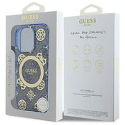 Husa pentru  iPhone 16 Pro cu MagSafe Guess - IML Series - albastru