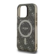 Husa pentru  iPhone 16 Pro cu MagSafe Guess - IML Series - maro inchis