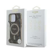 Husa pentru  iPhone 16 Pro cu MagSafe Guess - IML Series - maro inchis