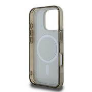 Husa pentru  iPhone 16 Pro cu MagSafe Guess - IML Series - maro inchis