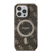 Husa pentru  iPhone 16 Pro cu MagSafe Guess - IML Series - maro inchis
