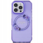 Husa pentru  iPhone 16 Pro cu MagSafe Guess - IML Series - mov
