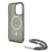 Husa pentru  iPhone 16 Pro cu MagSafe Guess - IML Series - negru denim