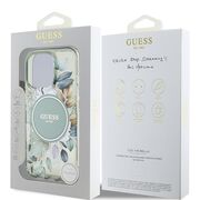 Husa pentru  iPhone 16 Pro cu MagSafe Guess - IML Series - verde inchis