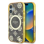 Husa pentru  iPhone 16 cu MagSafe Guess - IML Series - alb arctic