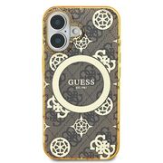 Husa pentru  iPhone 16 cu MagSafe Guess - IML Series - alb arctic