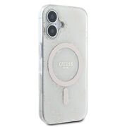 Husa pentru  iPhone 16 cu MagSafe Guess - IML Series - alb arctic