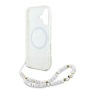Husa pentru  iPhone 16 cu MagSafe Guess - IML Series - alb