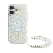 Husa pentru  iPhone 16 cu MagSafe Guess - IML Series - alb