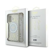 Husa pentru  iPhone 16 cu MagSafe Guess - IML Series - alb