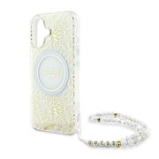 Husa pentru  iPhone 16 cu MagSafe Guess - IML Series - alb
