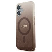 Husa pentru  iPhone 16 cu MagSafe Guess - IML Series - maro