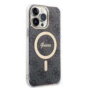Husa pentru  iPhone 16 cu MagSafe Guess - IML Series - negru denim