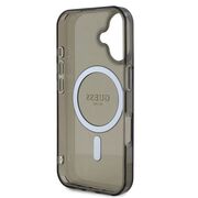 Husa pentru  iPhone 16 cu MagSafe Guess - IML Series - negru mat