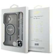 Husa pentru  iPhone 16 cu MagSafe Guess - IML Series - negru royal