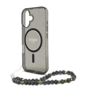 Husa pentru  iPhone 16 cu MagSafe Guess - IML Series - negru royal