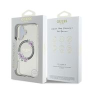 Husa pentru  iPhone 16 cu MagSafe Guess - IML Series - negru
