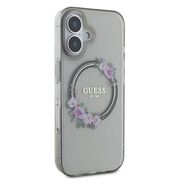 Husa pentru  iPhone 16 cu MagSafe Guess - IML Series - negru
