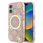 Husa pentru  iPhone 16 cu MagSafe Guess - IML Series - roz neo