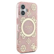 Husa pentru  iPhone 16 cu MagSafe Guess - IML Series - roz neo
