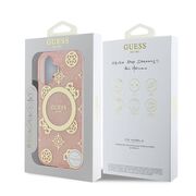 Husa pentru  iPhone 16 cu MagSafe Guess - IML Series - roz neo