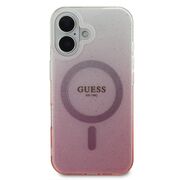 Husa pentru  iPhone 16 cu MagSafe Guess - IML Series - roz pudra